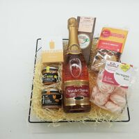 Panier garni avec du brut de charvis